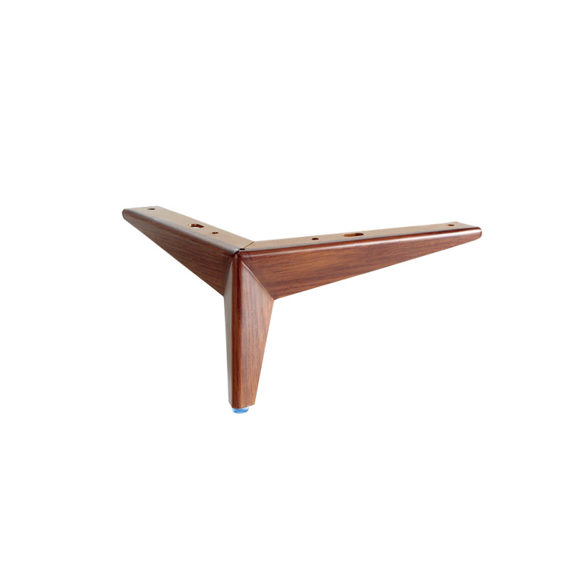 木纹星形三叉金属沙发桌腿家具配件14023285