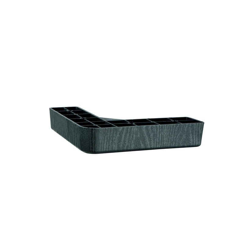 L型黑色塑料家具柜子沙发床脚14080107